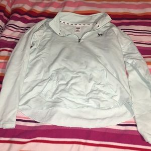 Victoria’s Secret Pink curved hem quarter zip